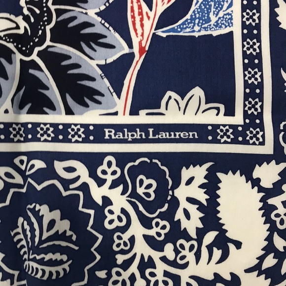 Ralph Lauren Floral Patterned Scarf - Picture 4 of 7